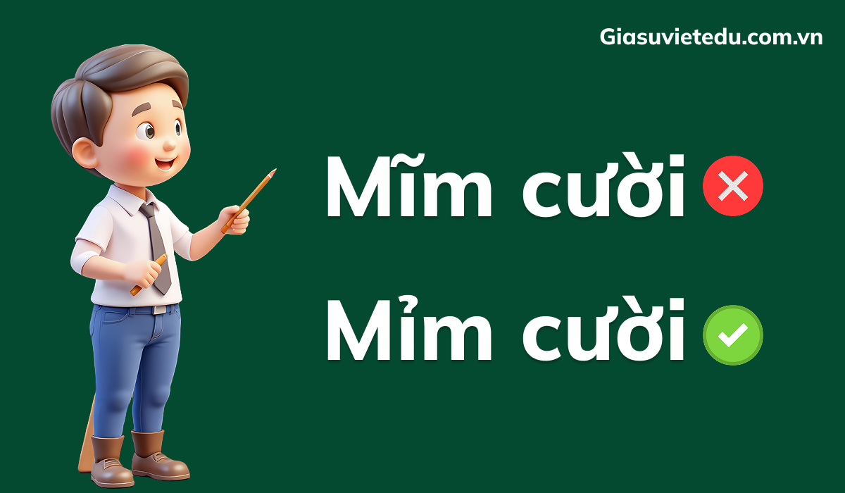 Mỉm Cười Hay Mĩm Cười: Giải Đáp Nhanh Từ Nào Mới Chuẩn?
