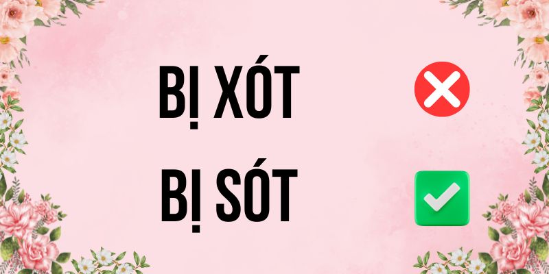 Bị sót hay bị xót: Hiểu nghĩa để viết đúng trong 10 giây