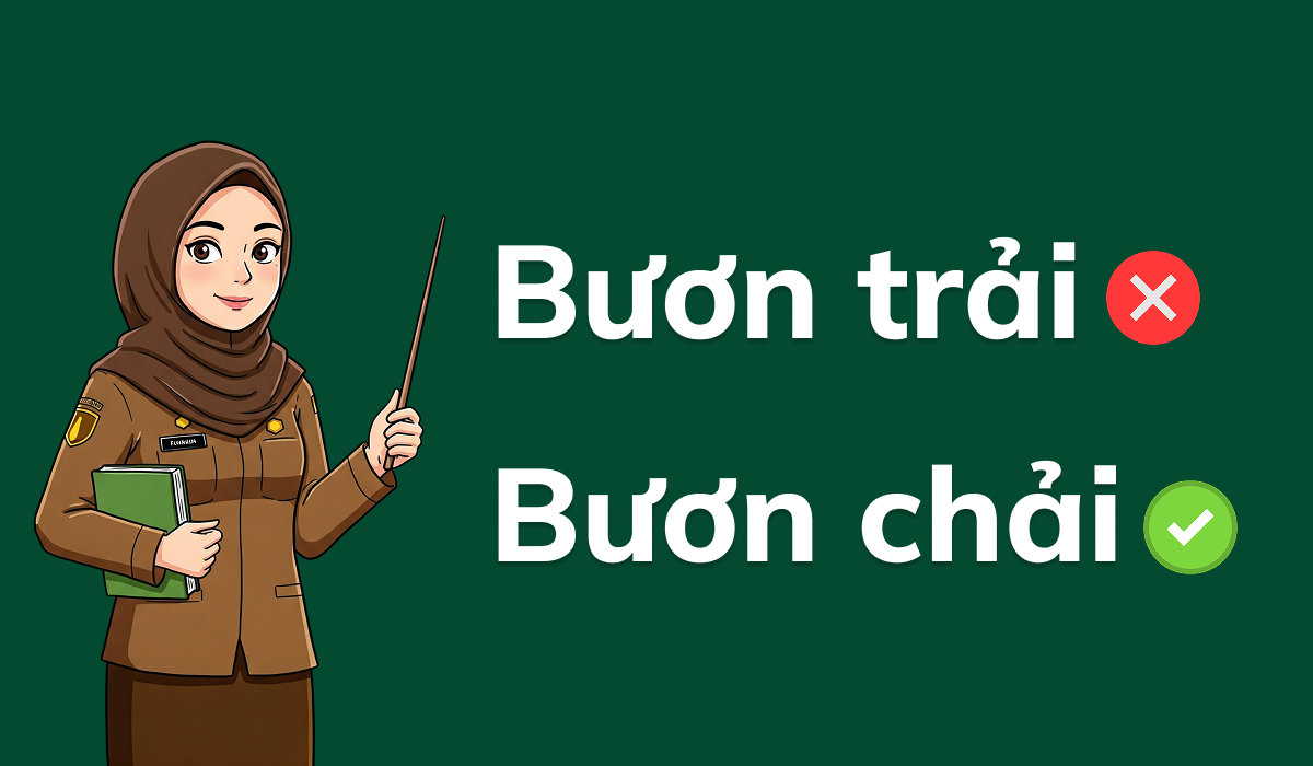 Bươn chải hay bươn trải: Hướng dẫn cách phân biệt để dùng từ chuẩn xác