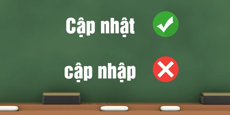 Cập nhật hay cập nhập: Đâu là từ đúng chính tả tiếng Việt?