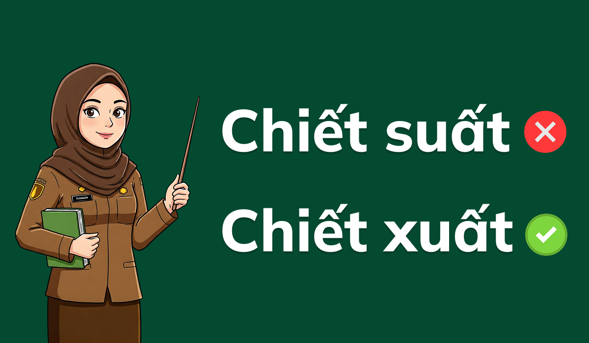 Chiết Xuất Hay Chiết Suất: Đâu Mới Là Từ Đúng Chính Tả Việt?
