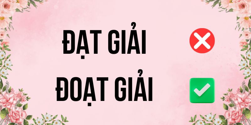 Đạt giải hay đoạt giải: Phân biệt cách viết chuẩn mực