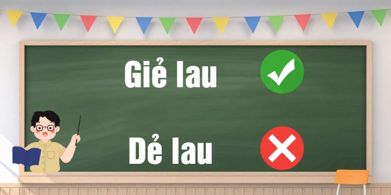 Giẻ lau hay dẻ lau: Đâu là từ đúng chính tả tiếng Việt?