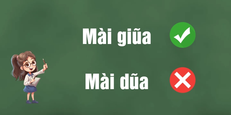 Mài giũa hay mài dũa: Phân biệt từ đúng chính tả và ý nghĩa?