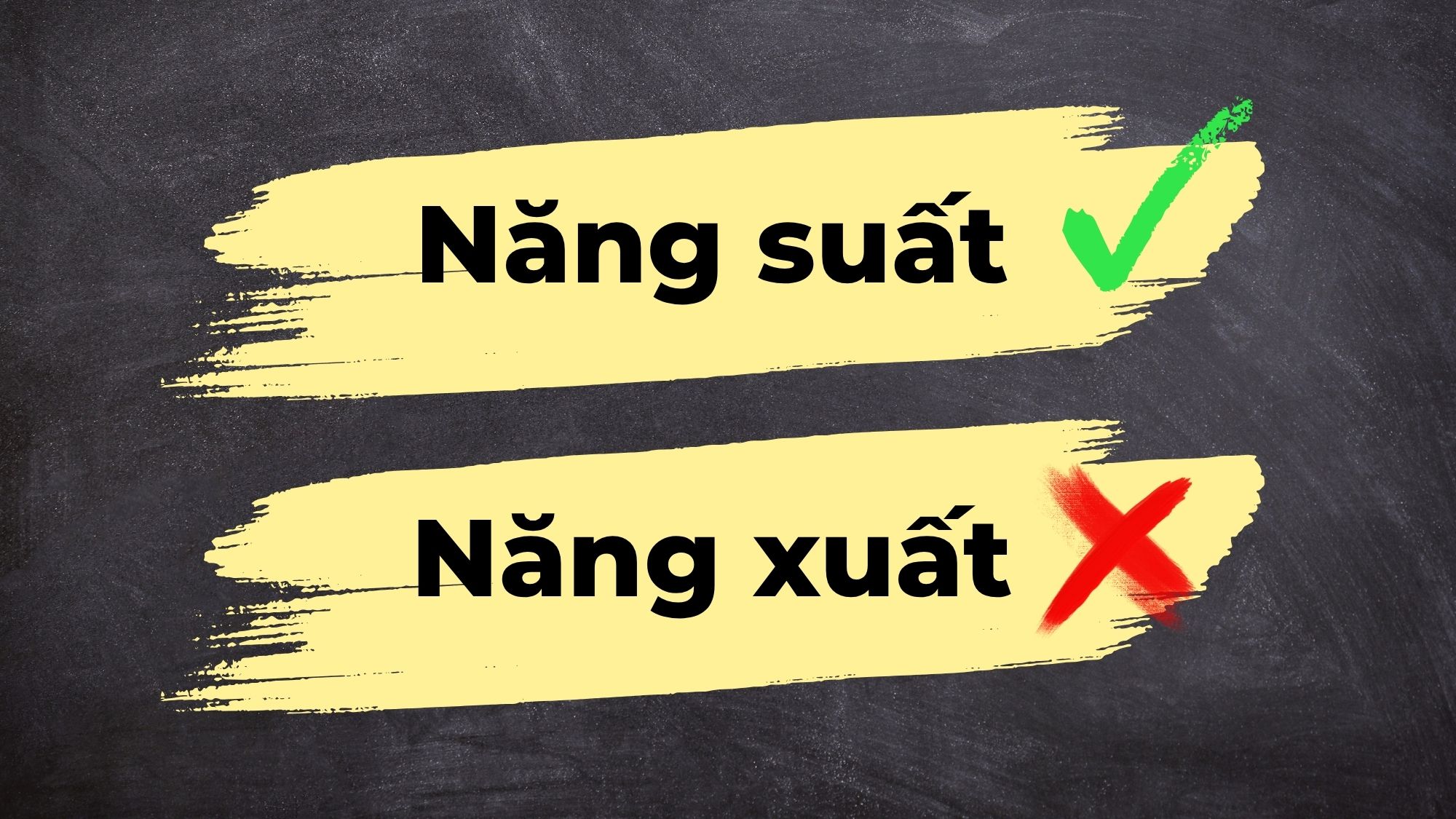 Năng xuất hay năng suất