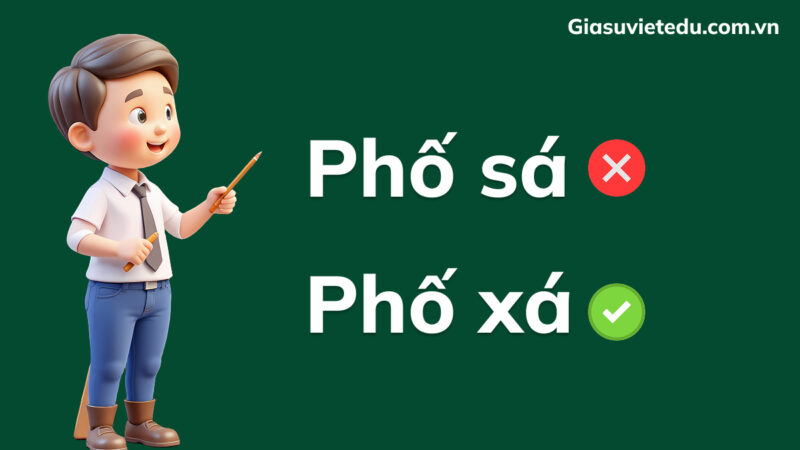 Phố Xá Hay Phố Sá: Từ Nào Mới Chuẩn Xác Nhất?
