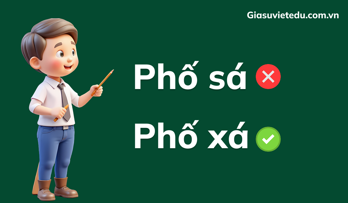 Phố Xá Hay Phố Sá: Từ Nào Mới Chuẩn Xác Nhất?