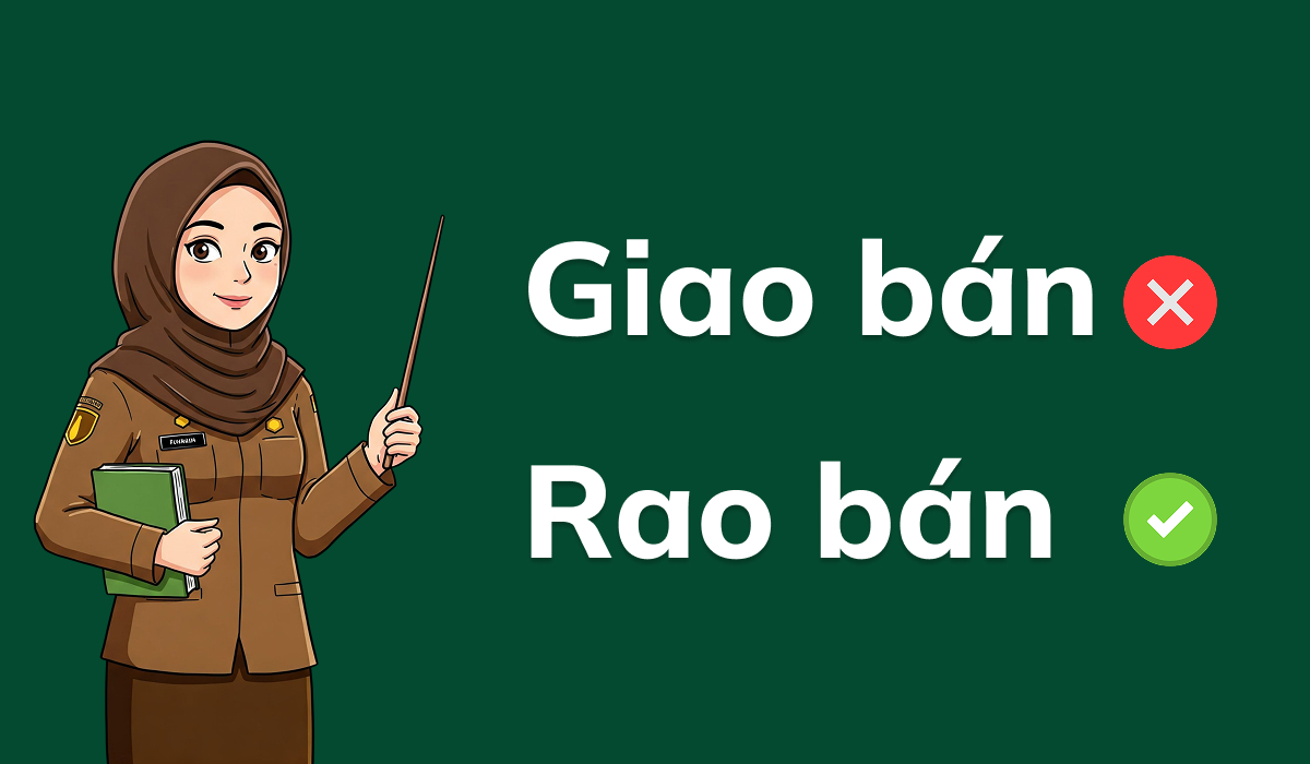 Giao Bán Hay Rao Bán: Chọn Từ Nào Để Diễn Đạt Chuẩn Xác Nhất?