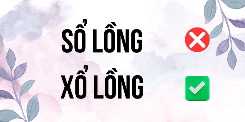 Sổ lồng hay Xổ lồng: Từ nào là đúng chính tả Việt Nam?