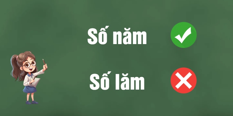 Số năm hay số lăm? Giải đáp cho người bị ngọng N và L