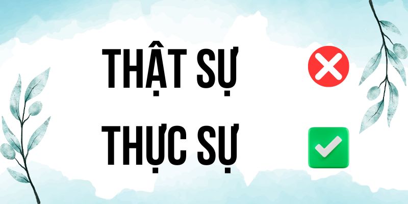 Thật sự hay Thực sự? Giải đáp cách viết theo quy chuẩn tiếng Việt