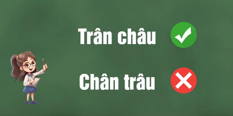 Chân trâu hay trân châu: Phân biệt từ đúng chính tả và món ăn?