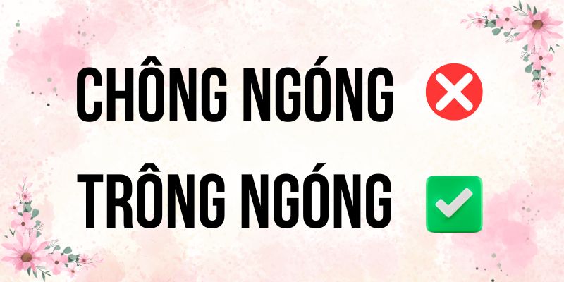 Trông ngóng hay Chông ngóng? Cách phân biệt không bao giờ sai nữa!