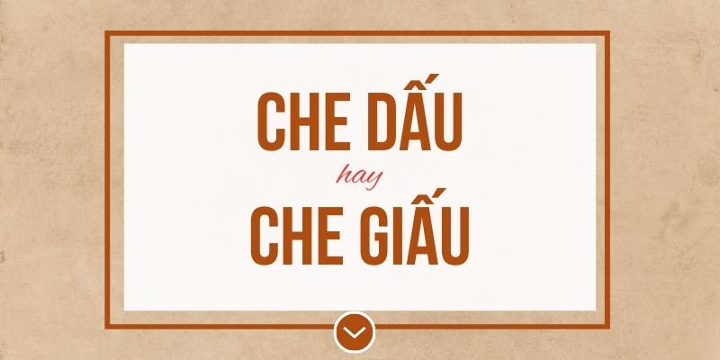 Dấu hay giấu, che dấu hay che giấu đúng chính tả? Ý nghĩa và mẹo ghi nhớ
