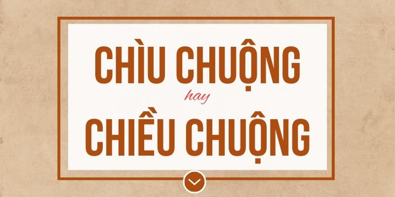 Chìu chuộng hay chiều chuộng đúng chính tả? Ý nghĩa và mẹo ghi nhớ