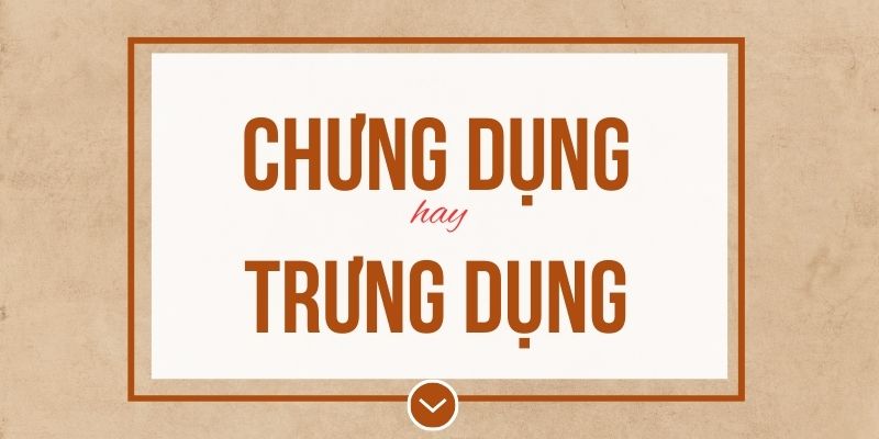 Chưng dụng hay trưng dụng đúng chính tả? Ý nghĩa và mẹo ghi nhớ