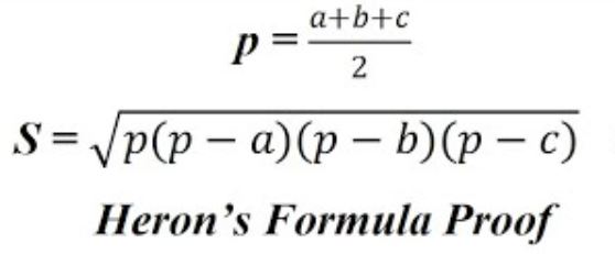 công thức hê rông 