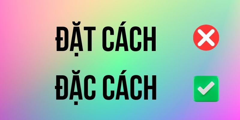 Đặc Cách hay Đặt Cách đúng chính tả? Ý nghĩa là gì?
