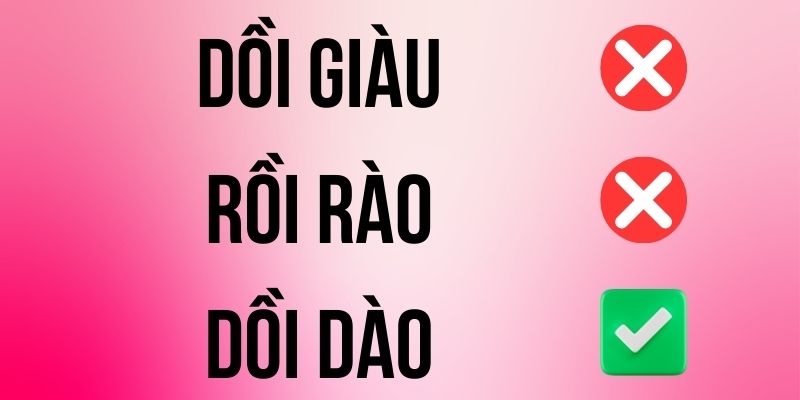 Dồi Dào hay Dồi Giàu hay Rồi Rào đúng chính tả? Ý nghĩa là gì?