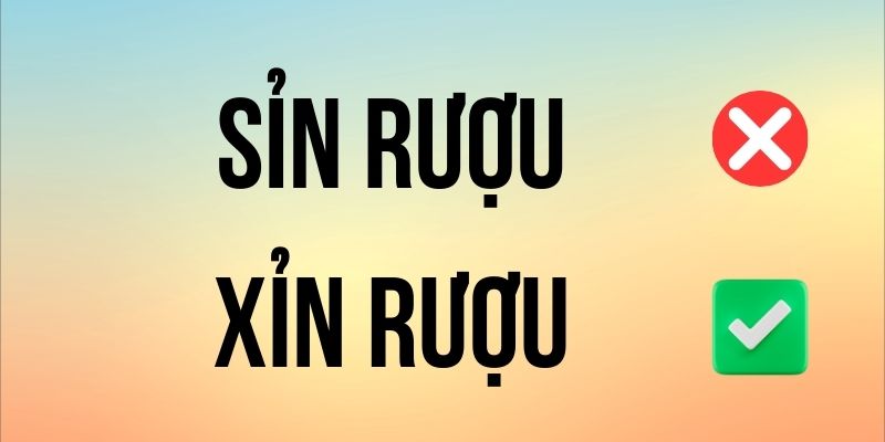 Sỉn Rượu hay Xỉn Rượu đúng chính tả? Ý nghĩa là gì?