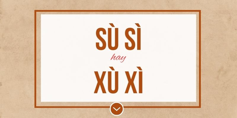 Sù sì hay xù xì đúng chính tả? Ý nghĩa và mẹo ghi nhớ