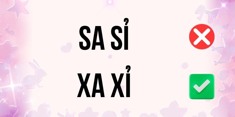Xa Xỉ hay Sa Sỉ đúng chính tả? Ý nghĩa là gì?