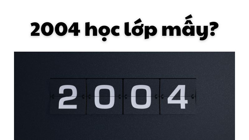 2004 năm nay học lớp mấy?