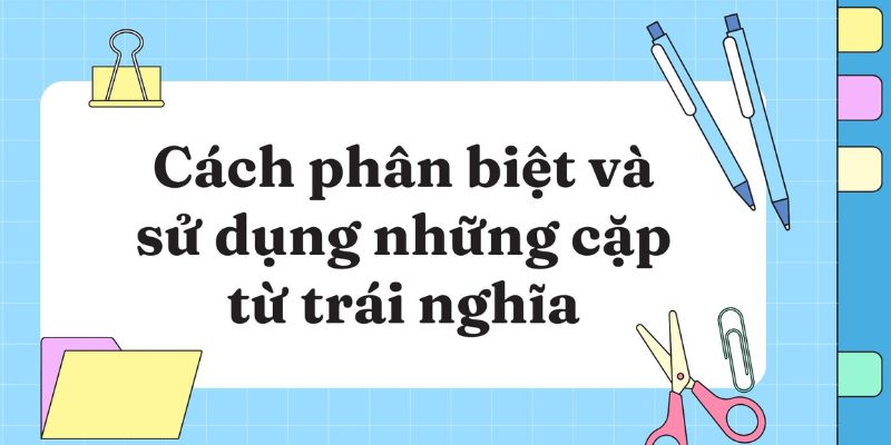 thế nào là từ trái nghĩa