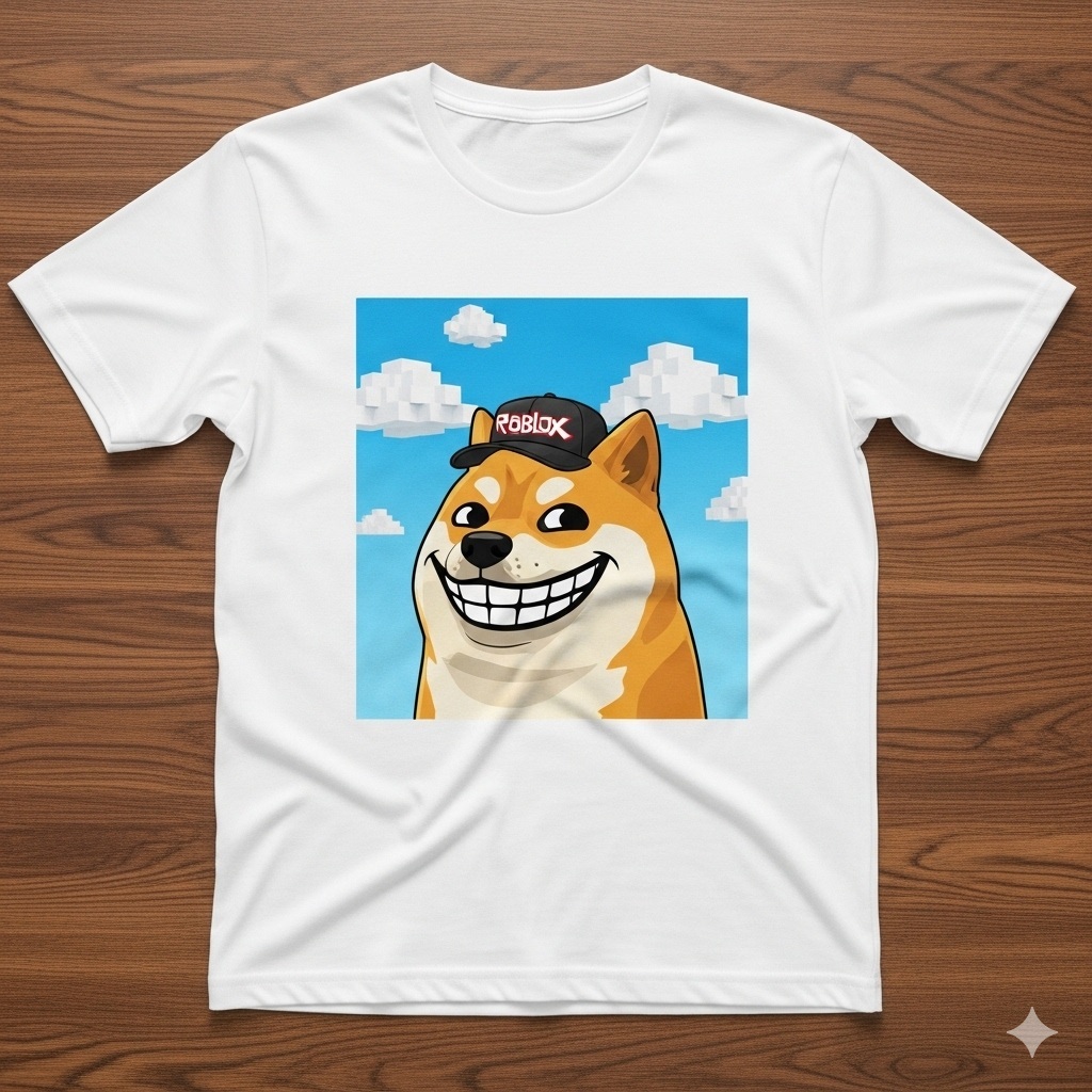 Ảnh áo T shirt Roblox có thú vị