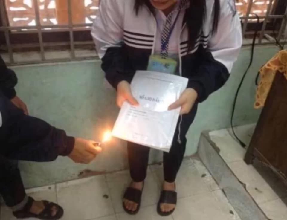 Ảnh chế học sinh sáng tạo