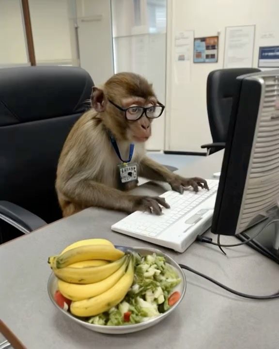 Ảnh chế khỉ dễ thương