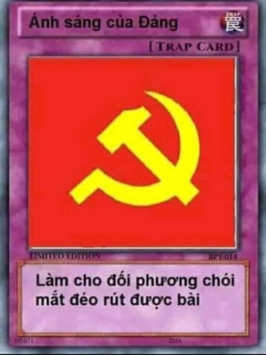 Ảnh chế lá bài đảng troll
