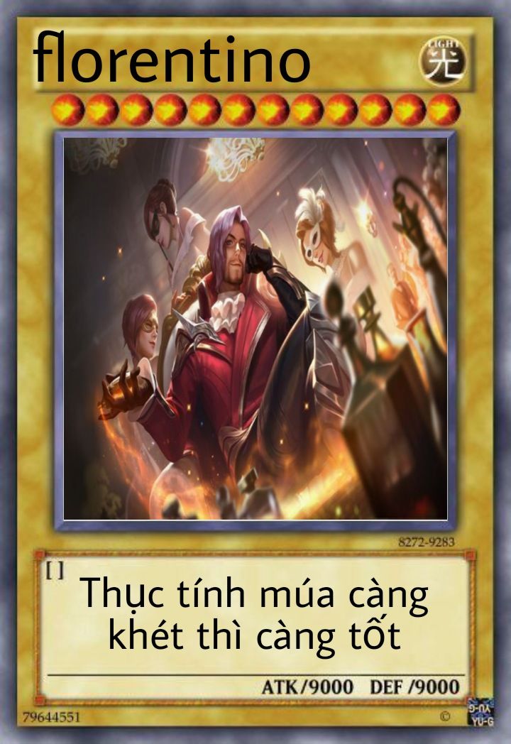 Ảnh chế lá bài Florentino