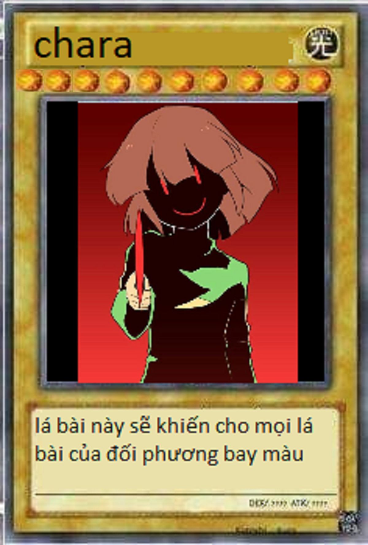 Ảnh chế lá bài vô hiệu hóa chặn lời