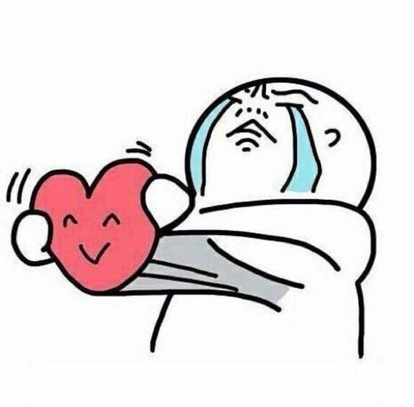 Ảnh chế tim bay hài hước