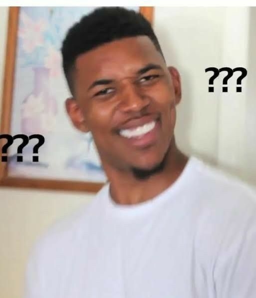 Meme anh da đen cười ngượng