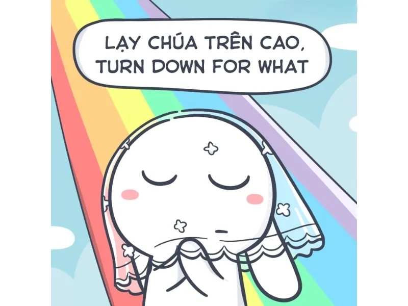 Meme Thỏ 7 màu