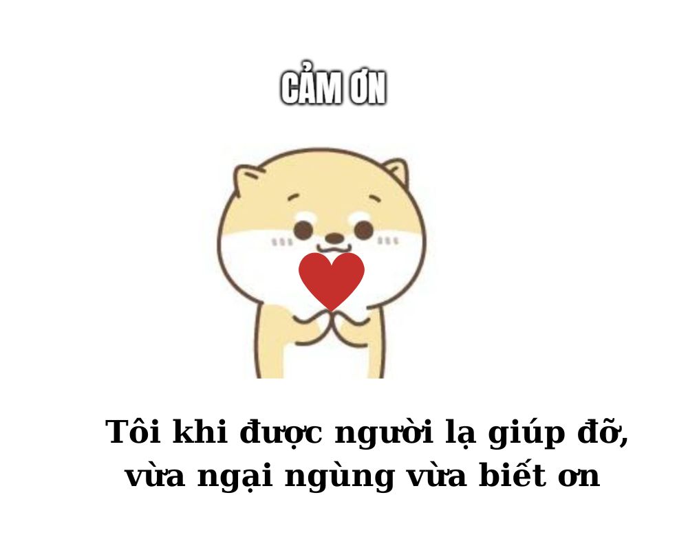 Cảm ơn mọi điều đến dù là nhẹ hay nặng