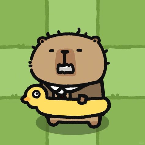 Cảm xúc lẫn lộn, capybara vẫn thản nhiên