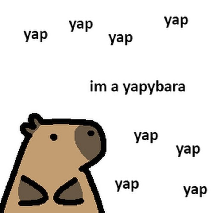 Capybara không chống lại thực tại, nó nằm lên