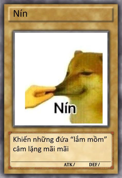 Chế lá bài meme