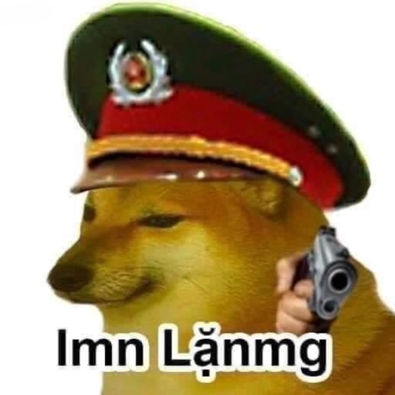 Cheems meme cầm súng