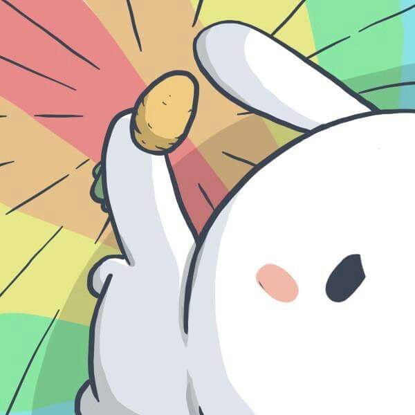 Thỏ vô tri nhưng caption đau lòng ghê