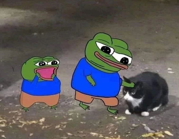 Con ếch xanh trong hình troll mang lại sự dí dỏm rất gần gũi