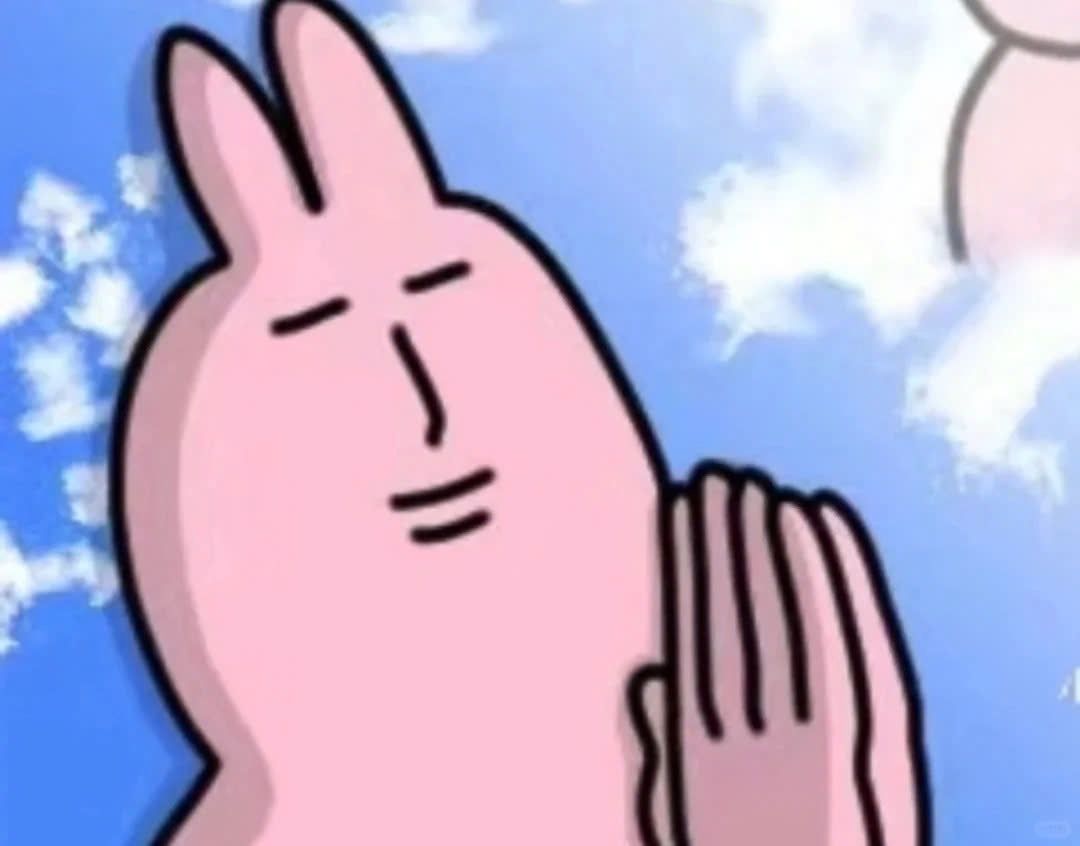 Cộng đồng mạng coi meme thỏ hồng là món ăn tinh thần hài hước khó có thể thay thế