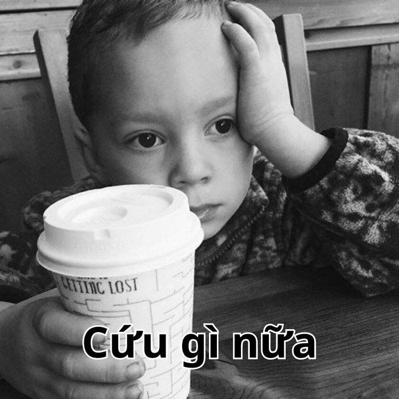 Cứu gì tầm này nữa, kết thúc rồi