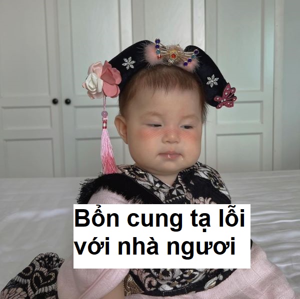 Gửi một lời xin lỗi đi kèm ánh mắt thách thức