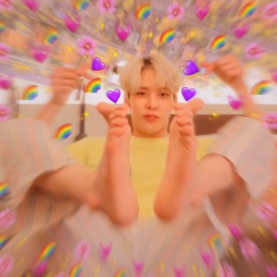 Hình chế thả tim cute group chat