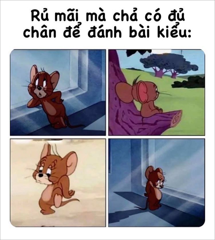 Jerry chạy vì mạng sống, Tom chạy vì lòng tự ái