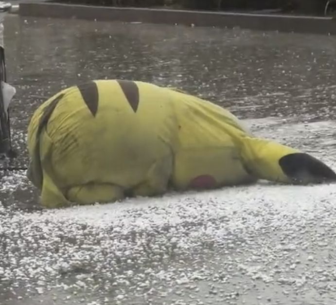 Không phải lúc nào cười cũng vui như Pikachu